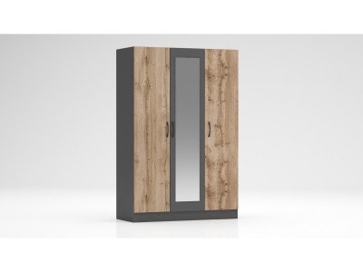  Τριφύλλι ντουλάπα  Apolo 3 (votan δρυς / ανθρακίτη )